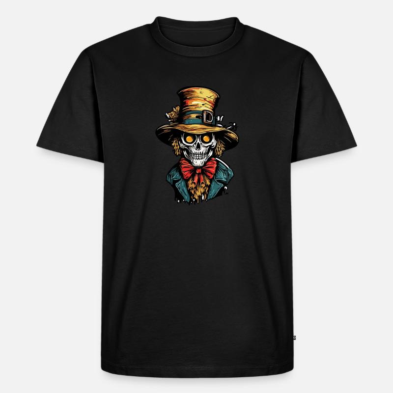 Vogelscheuche / Erntehelfer / Maisfeld / Feld - Männer Premium Bio T-Shirt - Schwarz