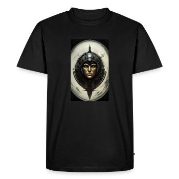 Extraterrestre | OVNI | Vaisseau spatial | PAU | étranger - T-shirt Premium bio Homme - noir - Devant - Nico (187cm)