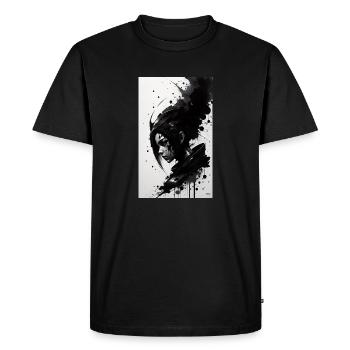 Extraterrestre | OVNI | Vaisseau spatial | PAU | étranger - T-shirt Premium bio Homme - noir - Devant - Nico (187cm)