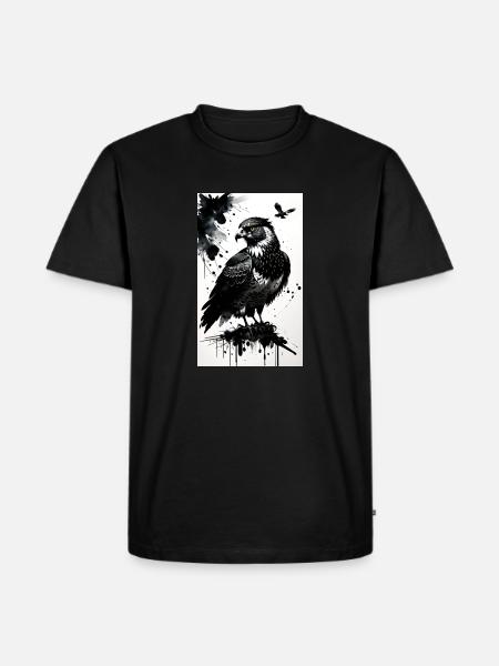 Eagle | Birds | Freedom | Animals - Men's Premium Organic T-Shirt - black