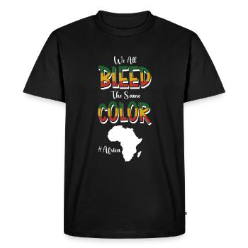 Nature sauvage Culture Animaux Serengeti - T-shirt Premium bio Homme - noir - Devant - Nico (187cm)