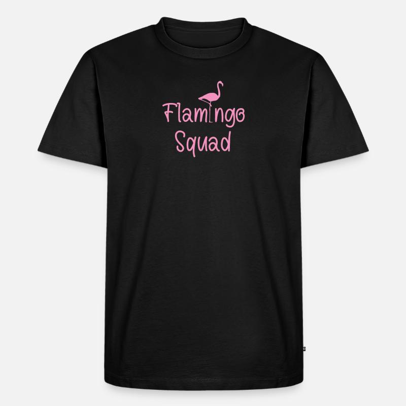 Flamingo Squad - Männer Premium Bio T-Shirt - undefined