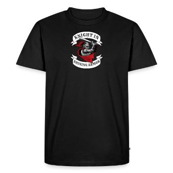 Knight In Shining Armor Templar Knight - Men's Premium Organic T-Shirt - black - Front - Nico (187cm)