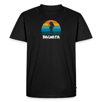 Bachata dances for dancers - Men's Premium Organic T-Shirt - black - Front - Nico (187cm)