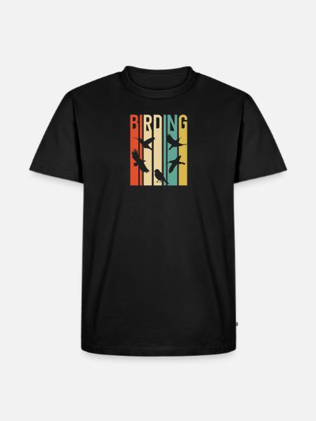 Birding Birdwatching Lovers | Birdwatching - Men's Premium Organic T-Shirt - black