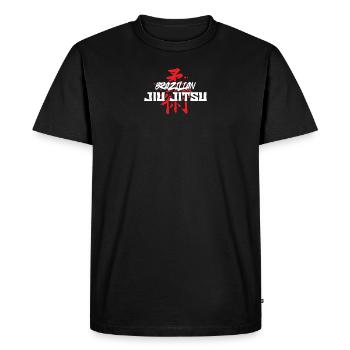 Jiu Jitsu brésilien | Jiu Jitsu - T-shirt Premium bio Homme - noir - Devant - Nico (187cm)
