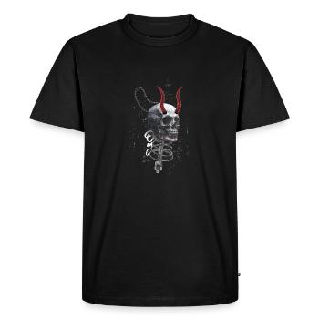 OMG - T-shirt Premium bio Homme - noir - Devant - Nico (187cm)