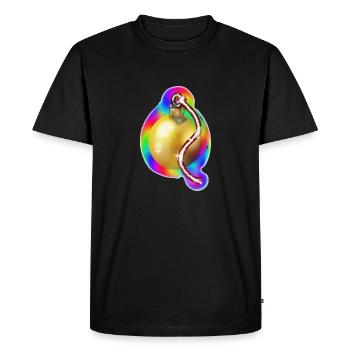Christmas ball - Men's Premium Organic T-Shirt - black - Front - Nico (187cm)