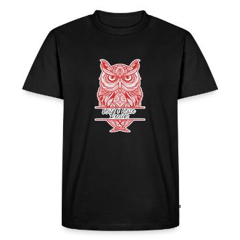 Wild and Wise Records - Men's Premium Organic T-Shirt - black - Front - Nico (187cm)