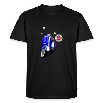 Stile di vita - T-shirt Premium bio Homme - noir - Devant - Nico (187cm)