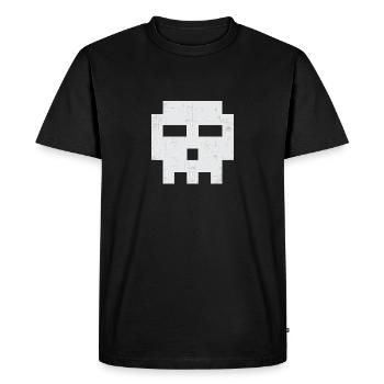 tête de crâne pour cosplayer SPVTW - T-shirt Premium bio Homme - noir - Devant - Nico (187cm)