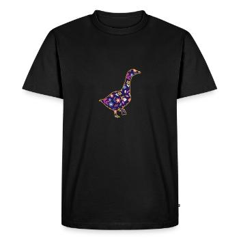Goose - Men's Premium Organic T-Shirt - black - Front - Nico (187cm)