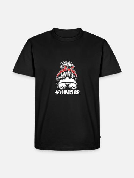 Golfer Sister Golf - Men's Premium Organic T-Shirt - black