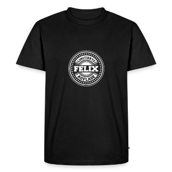 Felix - T-shirt Premium bio Homme - noir - Devant - Nico (187cm)