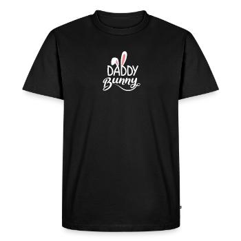 Daddy Bunny - Men's Premium Organic T-Shirt - black - Front - Nico (187cm)