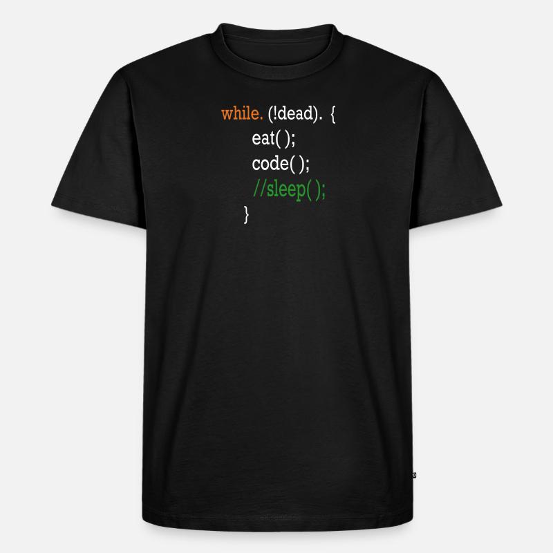 Programmierer Coding Shirt - Männer Premium Bio T-Shirt - Schwarz
