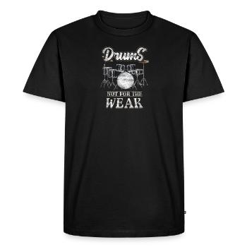 Percussion - Men's Premium Organic T-Shirt - black - Front - Nico (187cm)