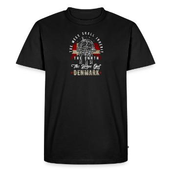 Danemark - T-shirt Premium bio Homme - noir - Devant - Nico (187cm)