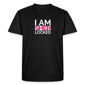 Sherlocked! Sherlock Holmes Fan Gift Series - T-shirt Premium bio Homme - noir - Devant - Nico (187cm)