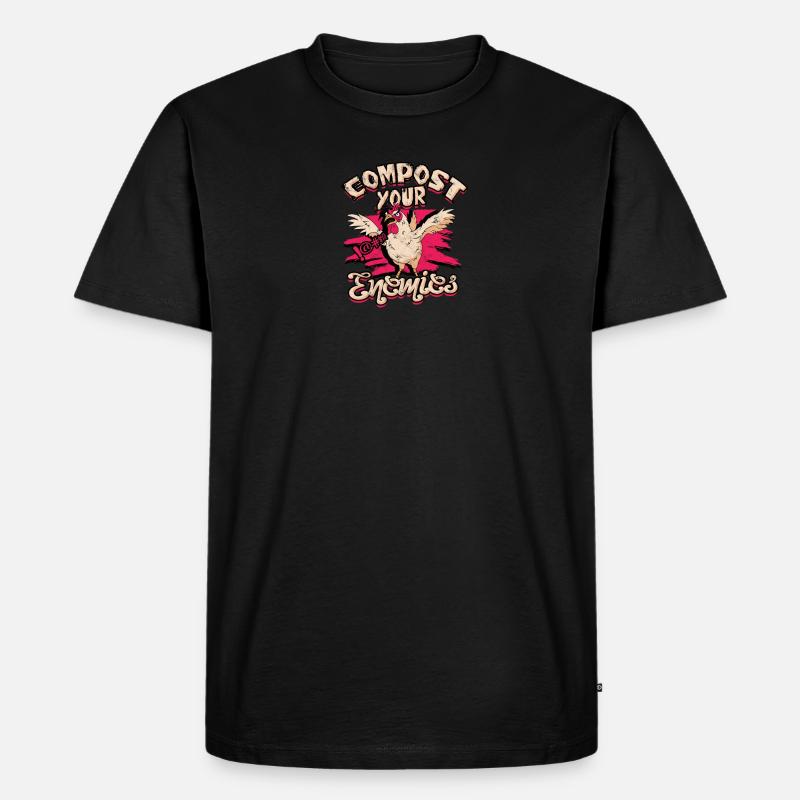 Kompostiere deine Feinde - Mist - Männer Premium Bio T-Shirt - undefined