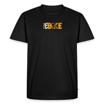 Passion Ebike - bicycle ride - Men's Premium Organic T-Shirt - black - Front - Nico (187cm)