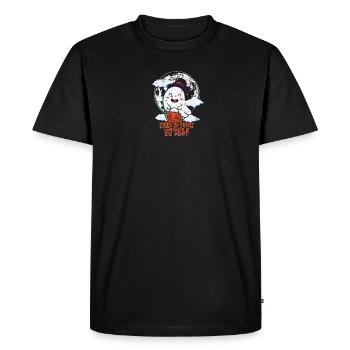 Trick or treat yo self - trick or treat - Men's Premium Organic T-Shirt - black - Front - Nico (187cm)