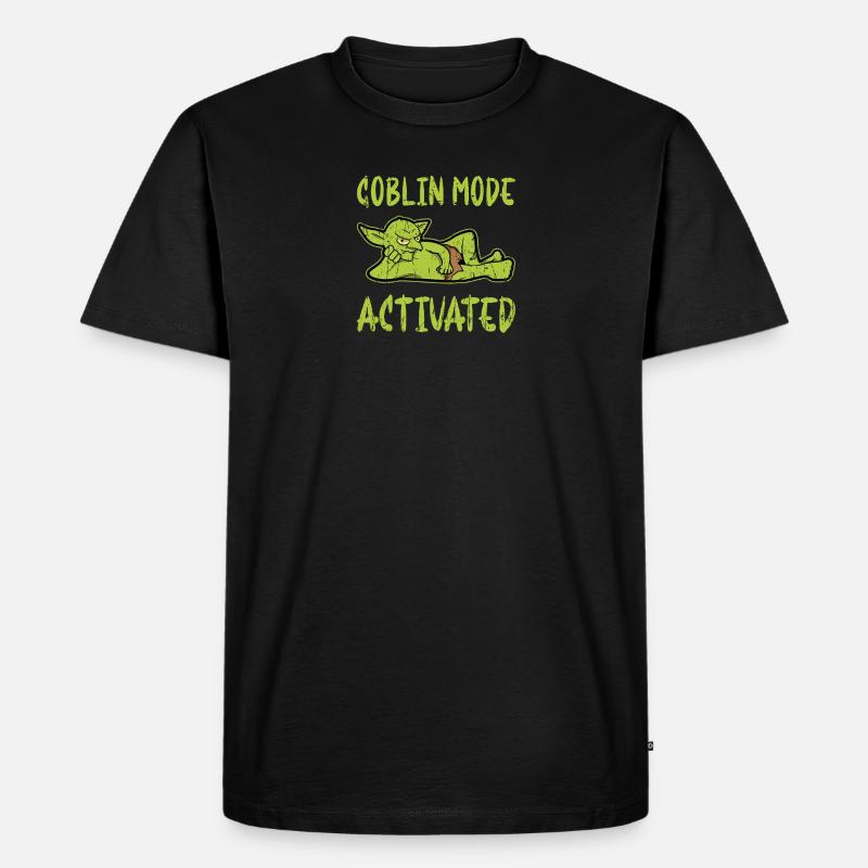Mode Gobelin activé - gobelin - T-shirt Premium bio Homme - noir