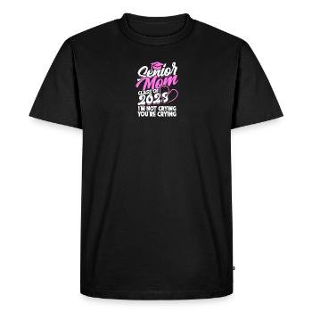 Senior Maman Classe de 2023 Je ne pleure pas Tu es - T-shirt Premium bio Homme - noir - Devant - Nico (187cm)