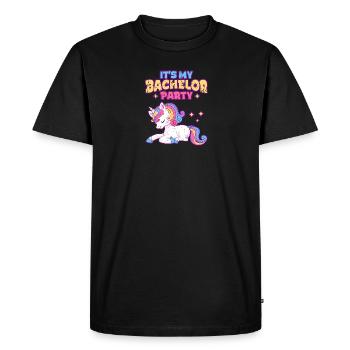 C’est mon enterrement de vie de garçon - enterrement de vie de jeune fille - T-shirt Premium bio Homme - noir - Devant - Nico (187cm)