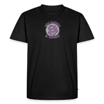 You cannot B Cereus - biomedical biology - Men's Premium Organic T-Shirt - black - Front - Nico (187cm)