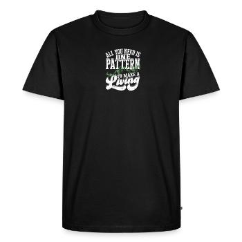Tout ce dont vous avez besoin est un modèle pour gagner votre vie - - T-shirt Premium bio Homme - noir - Devant - Nico (187cm)