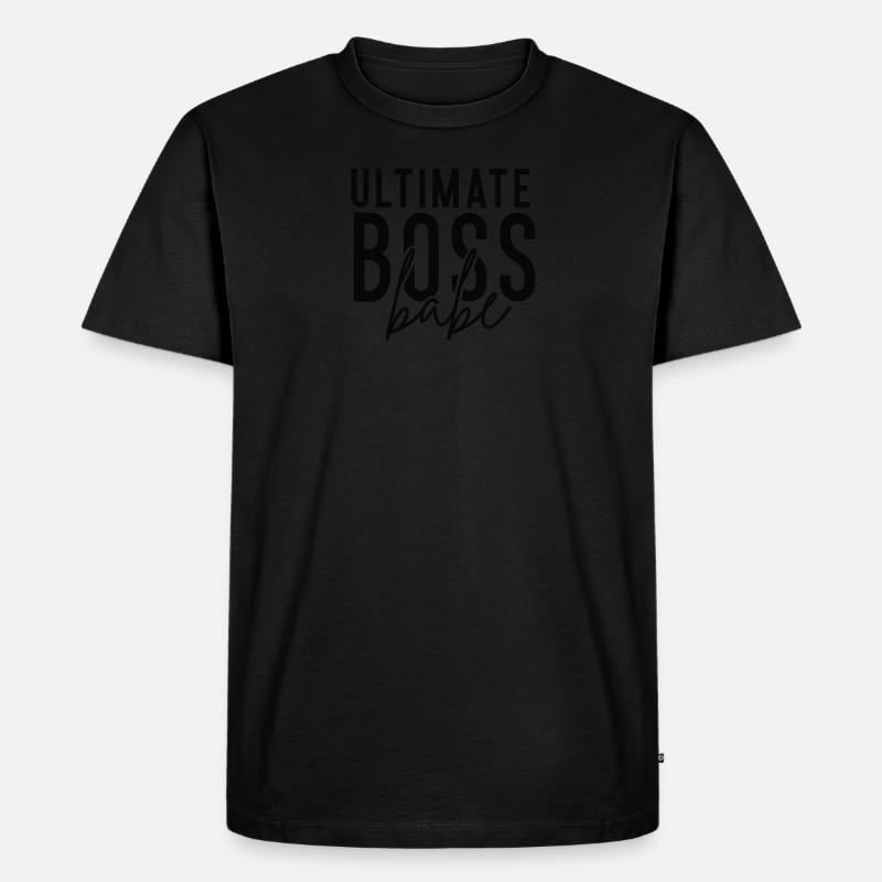 Mama Ehefrau Chef - Männer Premium Bio T-Shirt - undefined