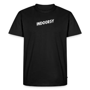 Juste faire le clown - amoureux de la magie - T-shirt Premium bio Homme - noir - Devant - Nico (187cm)