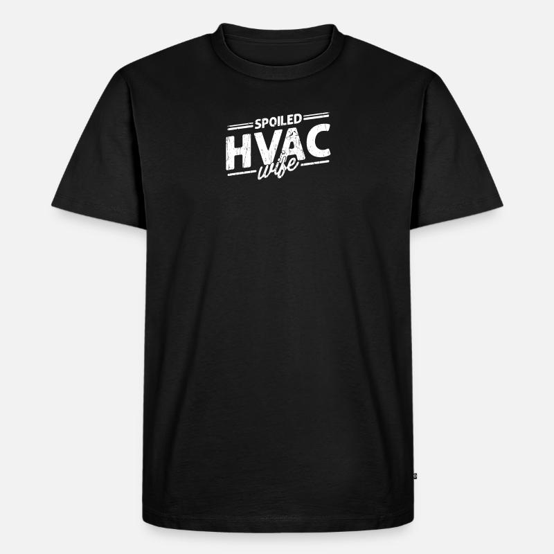 Verwöhnte HLK-Ehefrau - Ehefrau - Männer Premium Bio T-Shirt - Schwarz