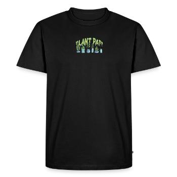 Plant Papi - papi - T-shirt Premium bio Homme - noir - Devant - Nico (187cm)