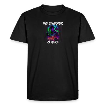 Gangsters dans la ville 3 - T-shirt Premium bio Homme - noir - Devant - Nico (187cm)