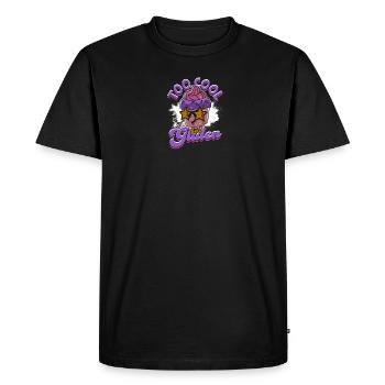 Too cool for gluten - gluten - Men's Premium Organic T-Shirt - black - Front - Nico (187cm)