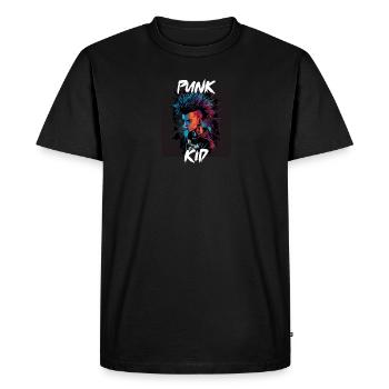 Graffiti Style - Cool Punk Kid 7 - Men's Premium Organic T-Shirt - black - Front - Nico (187cm)