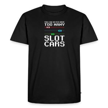 RC Car Slot Racing Slot Car Racing Slot Auto - Men's Premium Organic T-Shirt - black - Front - Nico (187cm)