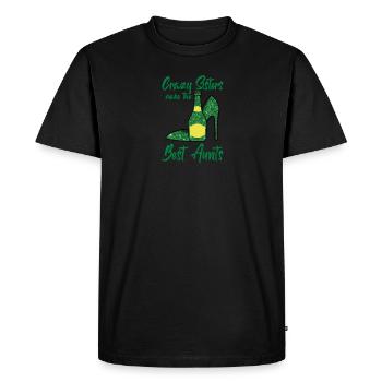Les sœurs folles font les meilleures tantes - Sister - T-shirt Premium bio Homme - noir - Devant - Nico (187cm)