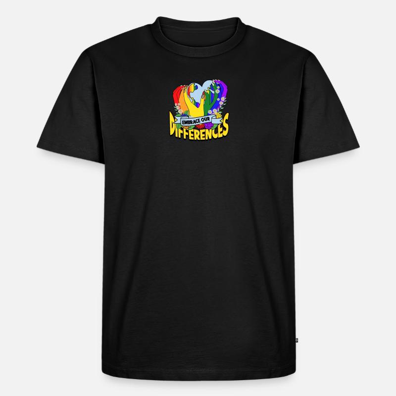 Embrasser nos différences - Diversité - T-shirt Premium bio Homme - undefined