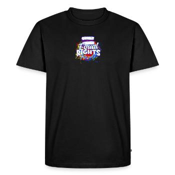 Equal Rights for All - Equality - Men's Premium Organic T-Shirt - black - Front - Nico (187cm)