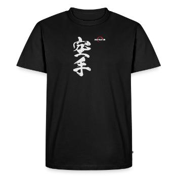 Kanji shotokan | Karaté - T-shirt Premium bio Homme - noir - Devant - Nico (187cm)