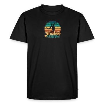 Frisbee: The original flying disc - Frisbee - Men's Premium Organic T-Shirt - black - Front - Nico (187cm)