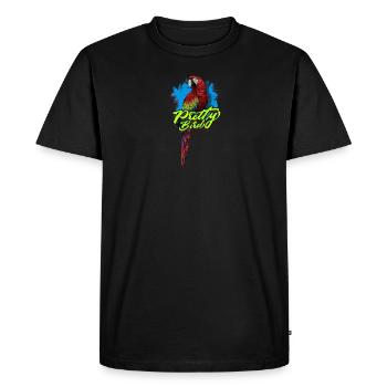 Pretty bird - Parrots - Men's Premium Organic T-Shirt - black - Front - Nico (187cm)