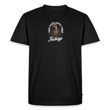 J’ai mélangé des boissons sur les sentiments - Boire - T-shirt Premium bio Homme - noir - Devant - Nico (187cm)