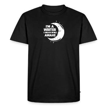 Poète Poésie Poète Poésie I Don - T-shirt Premium bio Homme - noir - Devant - Nico (187cm)