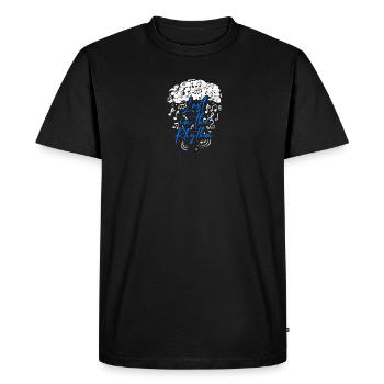 Lost in the rhythm - DJ - Men's Premium Organic T-Shirt - black - Front - Nico (187cm)