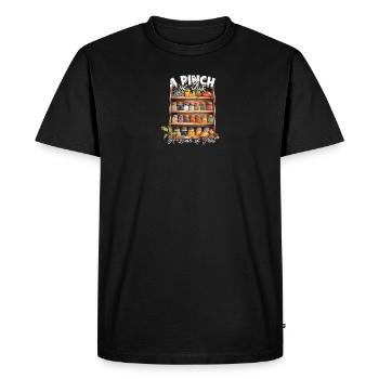 Une pincée de ceci, un soupçon de cela - Cuisiner - T-shirt Premium bio Homme - noir - Devant - Nico (187cm)
