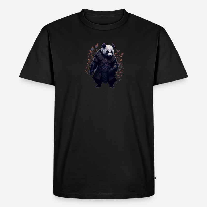 Samurai Panda - Männer Premium Bio T-Shirt - undefined